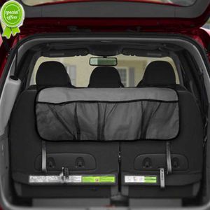 New Upgrade Oxford Cloth Car Trunk Storage Bag Auto Seat Back Storage Mesh Ornaments Sundries Gadget Interior Accessories