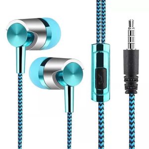 Universal 3,5 mm przewodowe słuchawki stereo z mikrofonem do słuchawki do słuchawki w telefonie komórkowym Deep Bass Sports Gaming zestaw słuchawkowy do mobilnego inteligentnego telefonu komórkowego