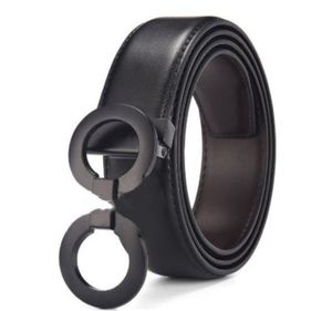 2023 new style Smooth leather belt luxury belts designer for men big buckle male chastity top fashion mens wholesale