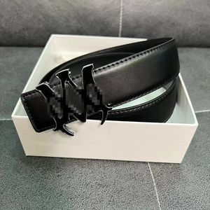 2023 مع Box Mens Designer Am Belt for Men Fashion Fashion Am Amiris Business Business Womens Ceinture Black Metal Buckle AM2 Weistband Cintura