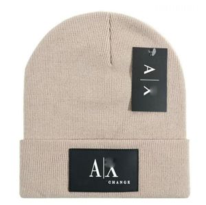 HIP HOP Mode Acryl Beanies AX Brand Dome Bonnet AX Letrter Beanie Wintermütze Cappello Luxus Designer gestrickte Steinhüte dicke Wollmütze Herbst solide Totenkopfmützen a0