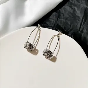 Stud Earrings Irregular Metal Pendant European and American Style Personality Fashion Ms Girl Travel Access 871