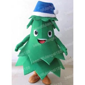 Halloween Blue Hat Christmas Lovely Tree Mascot Costumes Cartoon Theme Character Carnival Unisex vuxna storlek outfit Christmas Party Outfit Suit For Men Women