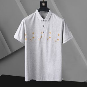 2023 Stripe Polo Shirt T koszulka Snake Polos Bee Floral Hafdery Mens High Street Fashion Horse Polo T-shirt