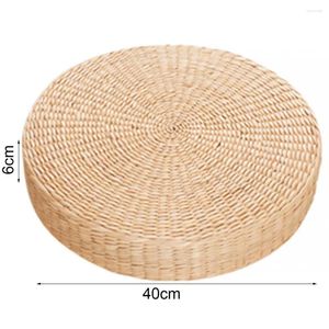 Yastık pratik el yapımı enfes işçilik yumuşak tatami saman örgü
