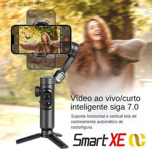 Stabilizatörler Aochuan XE Handheld akıllı telefon gimbal stabilizatör 3 eksenli evrensel cep telefonu stabilizatörleri iPhone akıllı telefon q231116