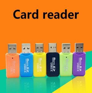 Multifunctionele geheugenkaartlezer voor mobiele telefoon Hoge snelheid USB 20 Micro SD-kaartlezeradapter 4 gb 8 gb 16 gb 32 gb 64 gb TF-kaart7269503