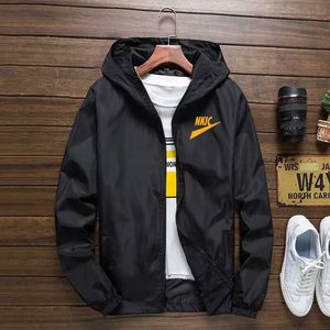New Casual Men's Jacket Plus Size Hooded Jackets Outdoor Coats Male Clothing Spring Autumn Upper Outer Garment