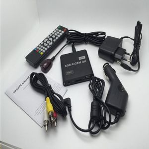 Freeshipping HD 1080p Mini Media Media Player dla Centrum Multimedialnego HDD U Player z ładowarką samochodową IR Extender HD-MI AV SD/MMC Kikvx