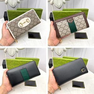 Luxury Designer GG Wallets Card Holder High Quality Cowhide for Men Women Coin Purses Long GGity Wallet Purse Bags Ladies Casual Clutch Bag Gift Box