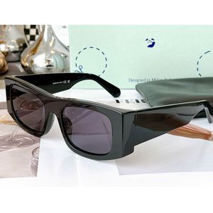 Sezon 23SS Lucio prostokątne okulary przeciwsłoneczne dla kobiet projektantki mody Czarne okulary przeciwsłoneczne Oeri056 Męskie odcienie zewnętrzne z oryginalnym pudełkiem UV400