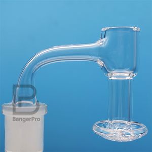 Terp Slurper Blender Quarzo Banger Saldatura completa Bordo smussato 20mmOD Senza soluzione di continuità 10mm 14mm 45 90 gradi Dab Nails Fabbrica all'ingrosso