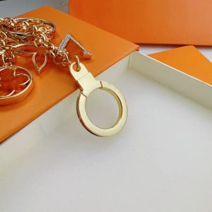2023 Fashion Flower Design Keychain Charm Key Ring Men and Women Party Casal Gift Key Ring Jewelry