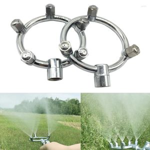 Vattenutrustning Rostfritt stål Högtryck dimma dimma Munstycken Garden Sprinklers Multihole Irrigation Montering Water Connector M14 1.5