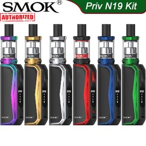 Комплект SMOK PRIV N19, 30 Вт, встроенный, 1200 мАч с Vape Pen, резервуар Nord 19, 2 мл, сетка Nord, сетка 0,6, катушки MTL, 0,8 Ом.