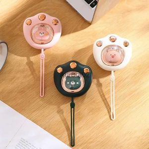 Обогреватели Cute Cat Paw Мини-грелка для рук USB Перезаряжаемый электрический обогреватель для рук с 2 уровнями нагрева Портативная грелка для рук с быстрым нагревом YQ231116