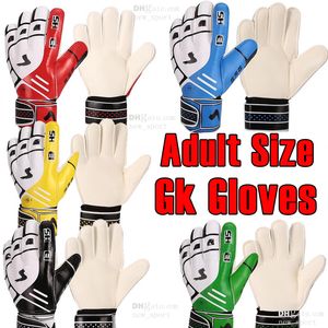 2023 New Goalkeeper Gloves Adult Men size Finger Protection Professional 5 colors Latex product Men Football Gloves Adults Thicker Goalie Soccer glove