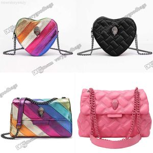 10ADesigner Kurt Geiger heart shaped handbag Luxury bag leather London Designer Women Man Mini Shoulder bag metal sign pochette clutch tote crossbody chain Bags xxl