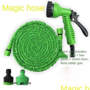 Watering Equipments Household Water Pipe Spray Gun Set Portable Car High Pressure Washing Garden And Drop Delivery Home Patio Lawn Su Dhpbb