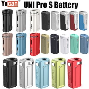 Yocan uni pro s battery vape mod 650mah予熱バッテリー調整可能電圧フィットすべて510スレッドオイルカートリッジeタバコ