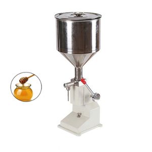 5-50 ml Justerbar manuell vätskefyllningsmaskin 10L Commercial Liquid Dispenser för klistra in kosmetisk oljekräm burk schampo