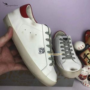 NEW Designer Drity Shoes New Release High Top Shoes Mid Slide Super Ball Star Sneakers Shoes Luxury Italy Brands Golden sneakers Pink-Gold goose
