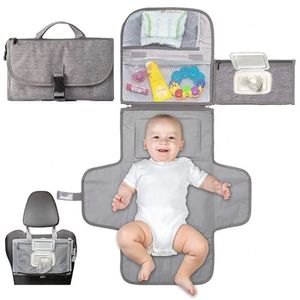 Cloth Diapers Portable Changing Pad for Baby Diaper Bag and Travel Station Foldable Waterproof born Diape 231116