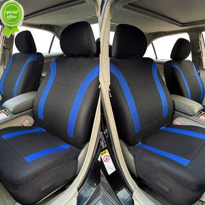 2023 Uppgradera Sports Universal Polyester Car Seat Cover Set Pit Most Plain Fabric Bicolor Stylish Accessories Protector