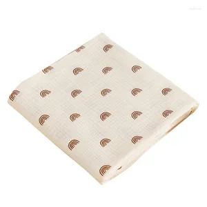 Blankets Gauze-Cotton Wrap Towel Baby Receiving Blanket Print Stroller Swaddling Top Quality