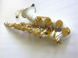 New Japan YANAGIS T-992 model Bb Tenor Saxophone Jazz White gold Key saxophone with Musical Instruments Professional performance Free ship