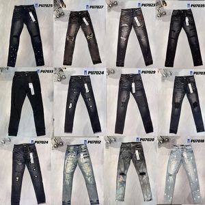 Lila Jeans Denim-Hosen Herren Lila Jeans Designer Jean Herrenhosen High-End-Qualität Gerades Design Retro Streetwear Lässige Jogginghose Joggerhose