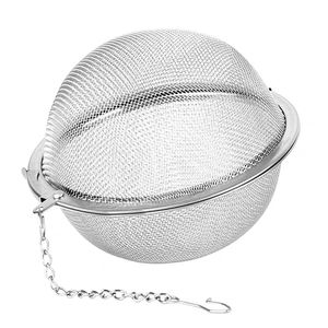 1000pcs UPS New Stainless Steel Sphere Locking Spice Tea Ball Coffee Tea Tools Mesh Infuser Strainer Filter C11 11