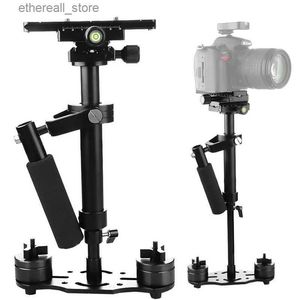 Stabilizatörler Fotoğraf S40+ 0.4m 40cm alüminyum alaşım el tipi Steadycam Steadicam için Nikon Fotoğraf DSLR video kamera Q231116