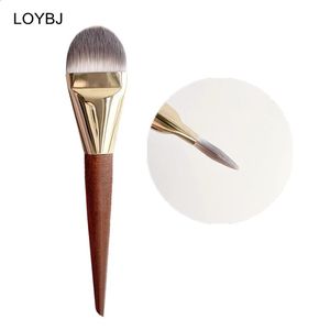 Ferramentas de maquiagem LOYBJ Super Thin Foundation Brush Professional Foundation Concealer Cream Flat Makeup Brush Líquido Foundation Face Make Up Tools 231115
