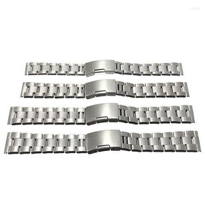 Cinturini per orologi S cinturino di ricambio in acciaio inossidabile cinturino per cinturino da 18 mm/20 mm/22 mm/24 mm con estremità dritta