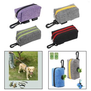 Dog Carrier 600D Oxford Cloth Waste Bag Holder Bags Dispenser Portable Zipper Closure Travel Garbage For Running Outdoor