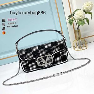 Luxury Bags 3D Bead Handbag Diamond Mini Handmade Crystal Shoulder Bag Full Chain Handheld Crossbody Light Luxury