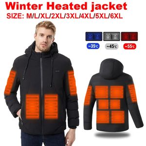 Utomhusjackor Hoodies Hot Jacket USB Intelligent Dual Control Switch 4-11 Zone Hot Jacket Mäns och kvinnors varma bomullsjacka med avtagbar täckning 231116