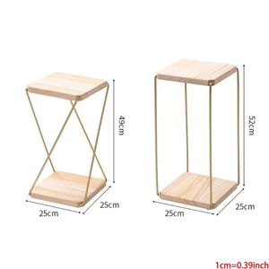 Planters & Pots Simple Corner Plant Holder Display Rack 2 Tiers Flower For Balcony Indoor Plants Outdoor Stands P15F