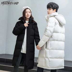 Herrenjacken Winterjacke Männer Weiße Entendaunenparkas Paar Kapuzenkragen Dicker warmer winddichter langer Daunenmantel Männer Daunenjacke Frauen S-XXXL 231116