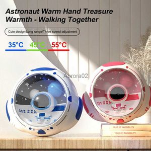 Raumheizungen Neuer Mini-Handwärmer USB wiederaufladbar Cartoon-Astronauten-Taschenwärmer 3-stufige schnelle Erwärmung Winter warm für Outdoor-Reisebüro YQ231116