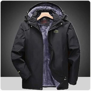 Men's Down Parkas Plus L-8XL Men Winter Thick Fleece Parkas Waterproof Jacket Men Quality Outdoor Jet Ski Snow Warm Parkas Jacket Coat Men Outwear J231116