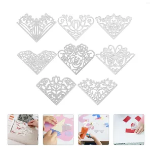 Storage Bottles 8pcs Metal Cutting Die Cut Mold Scrapbook Card Craft Making Stencil