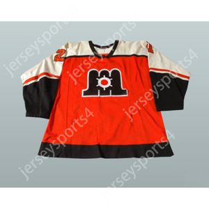 Personalizado MAINE MARINERS ROAD HOCKEY JERSEY NOVO Top Costurado S-M-L-XL-XXL-3XL-4XL-5XL-6XL