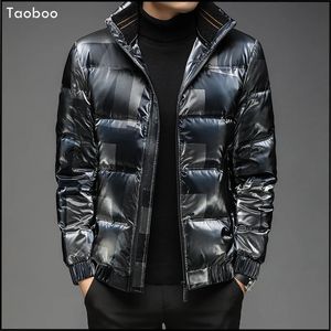 Jaquetas masculinas 2024 marca masculina jaqueta de inverno streetwear pato para baixo casacos masculino solto s sólido à prova de vento hip-pop roupas 231116