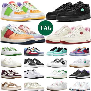 one 1 womens Fruit Colors One White Black Wheat Pastel Spruce Aura Pale Ivory mens trainer designer sneakers