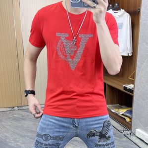 Camisetas masculinas Designer de verão Novo camiseta curta de manga curta