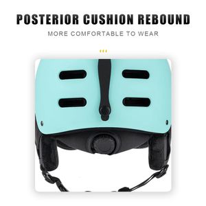 Ski Helmets Ski Snowboard Helmet with Detachable Glasses Snow Ski Helmet with Ear Protection ABS Shell and EPS Foam for Men Women Youth 231116