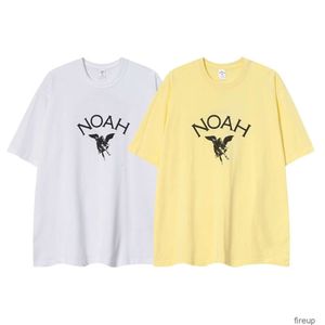 Designer de roupas de moda Mens Tees Camiseta Tendência BR Noah Angel City Wings Street Unisex Verão Casual Versátil Manga Curta T-shirt