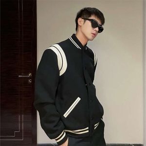 Bird Family Element 2023 Men's Korean Edition Slimed Slim Fit Stand Up Neck Baseball Jacket Star Coat Trend